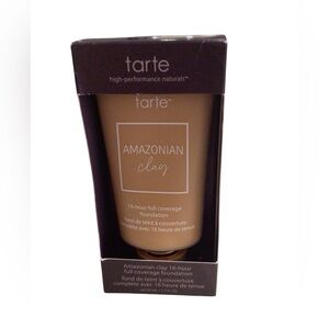 Tarte Amazonian clay full coverage foundation in shade 47H tan deep honey NIB